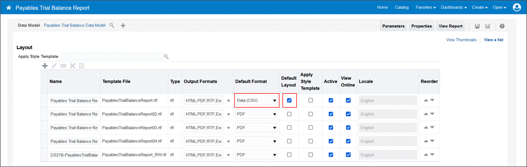 Select Data (CSV)